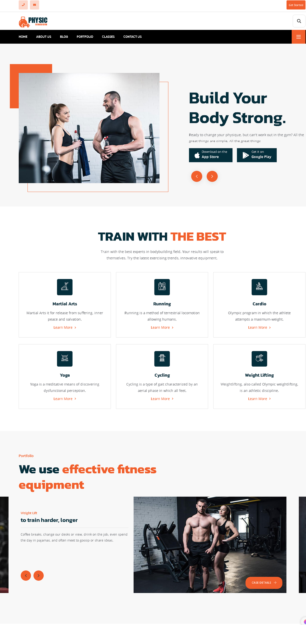 Gym Yoga and othe Fitness HTML Template